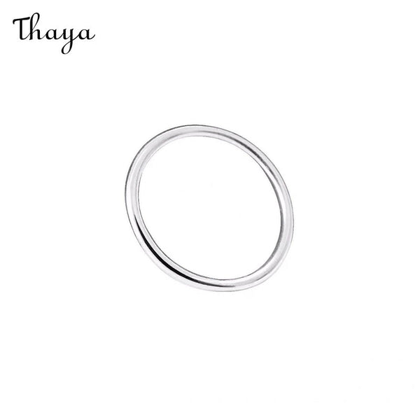 Schlichter Thaya-Ring aus 999er Silber