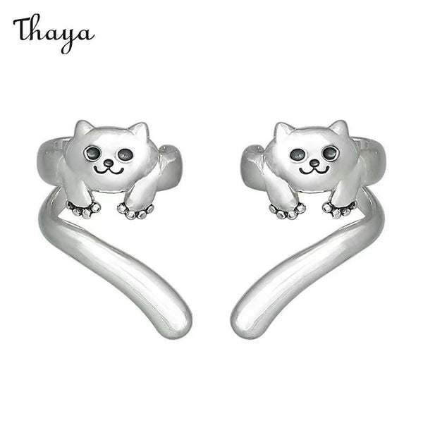 Thaya Retro Cute Fox Ear Clips