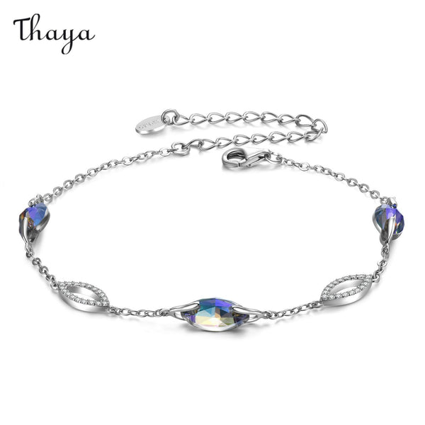 Thaya 925 Silver Shiny Geometric Bracelet