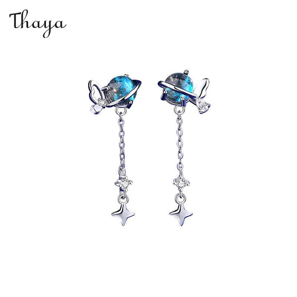 Thaya 925 Silver Butterfly Starry Sky Jewelry Set