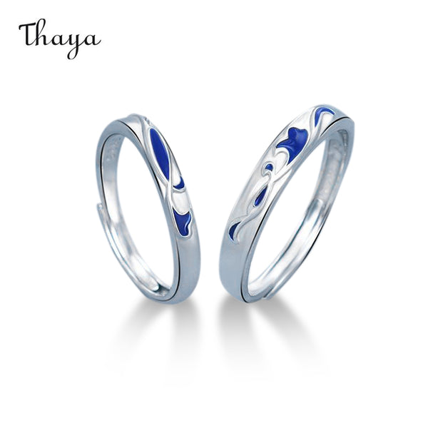 Thaya 925 Silver The Rest Of My Life With You Couple Rings