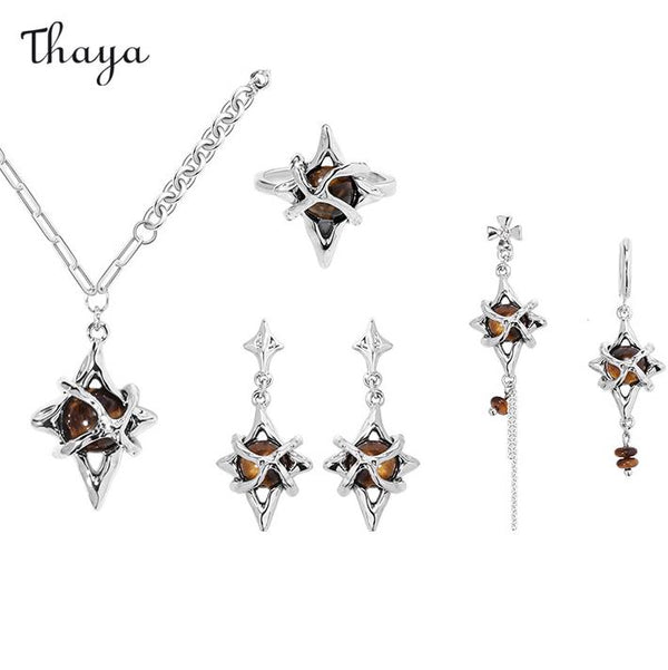 Ensemble de bijoux Thaya Amber Star Drop