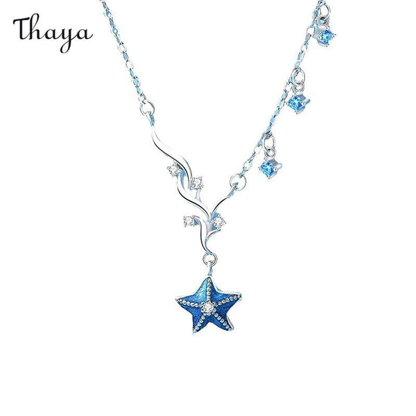 Thaya 925 Silver Abyssal Starfish Necklace