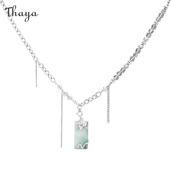 Thaya Ethereal Dragon Serpent Coil Necklace