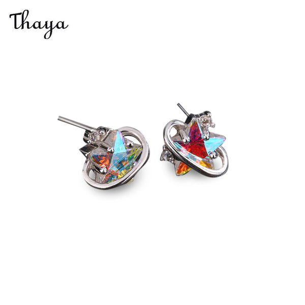 Boucles d'oreilles Thaya 999 Silver Fantasy Star Planet