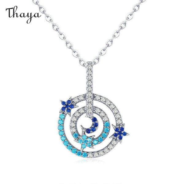 Thaya 925 Silver Shooting Star Trail Necklace