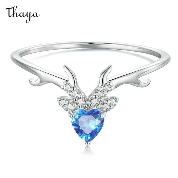 Thaya 925 Silber Liebeshirsch Ring