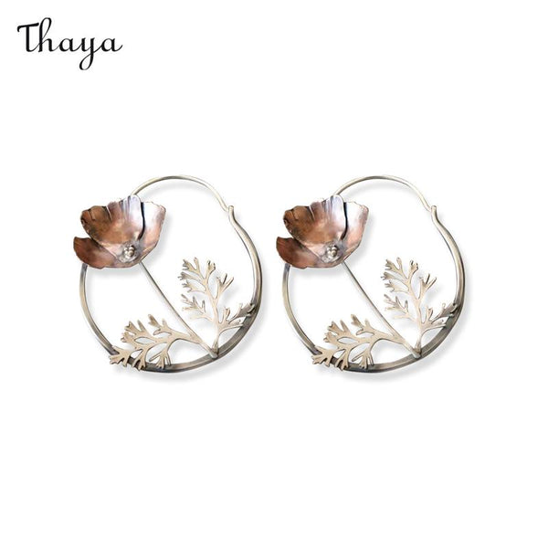 Boucles d'Oreilles Fleur Vintage Thaya