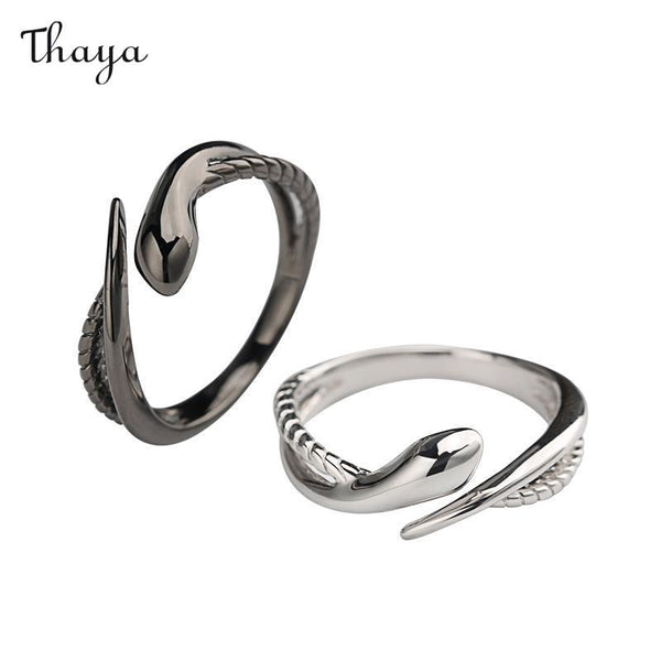 Bagues de couple serpent mystique Thaya