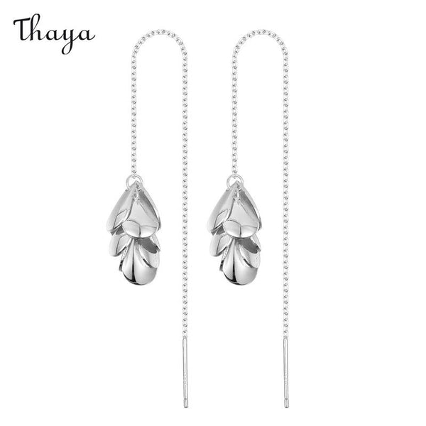 Thaya 925 Silver Fruitful Tassel Earrings