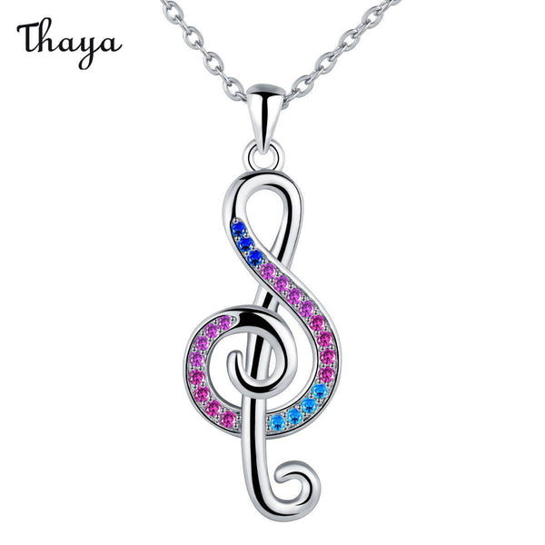 Thaya Music Note Necklace