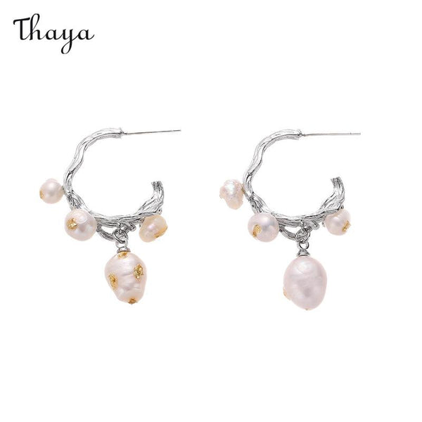 Boucles d'oreilles Thaya Opulent Pearl Foil Accent