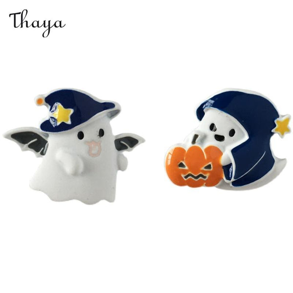 Boucles d'oreilles mignonnes « Joyeux Halloween » de Thaya