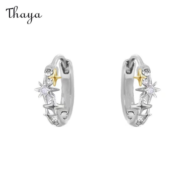 Thaya 925 Silver Stellar Sparkle Earrings