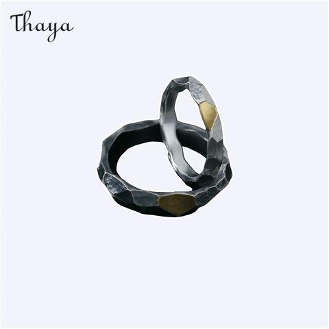 Bague Thaya en argent 999 avec miracles