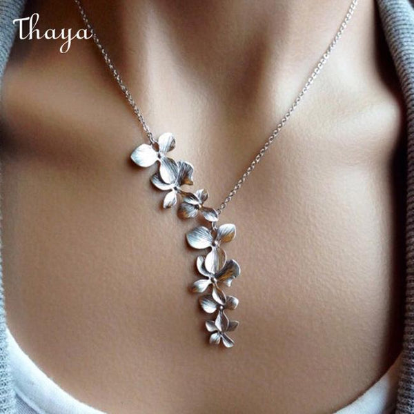 Parure de bijoux Thaya Silver Petal