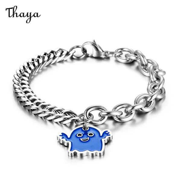 Thaya Spooky Halloween Ghost Bracelet