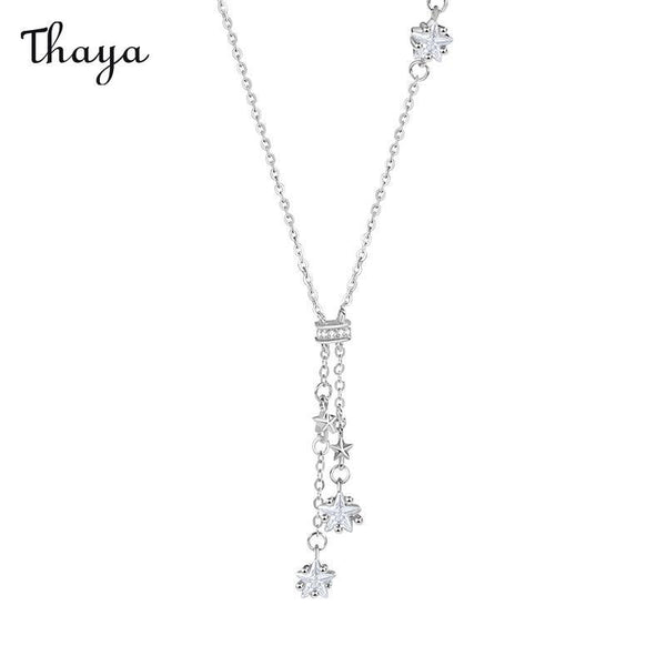 Thaya 925 Silver Starry Night Reflection Necklace