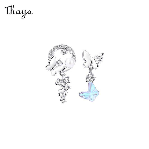 Thaya 925 Silver Dreamy Butterfly Earrings