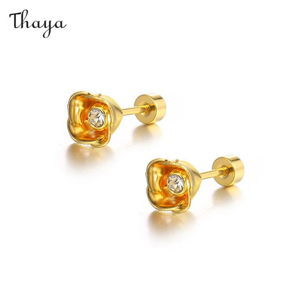 Boucles d'oreilles Thaya Radiant Rose Petals