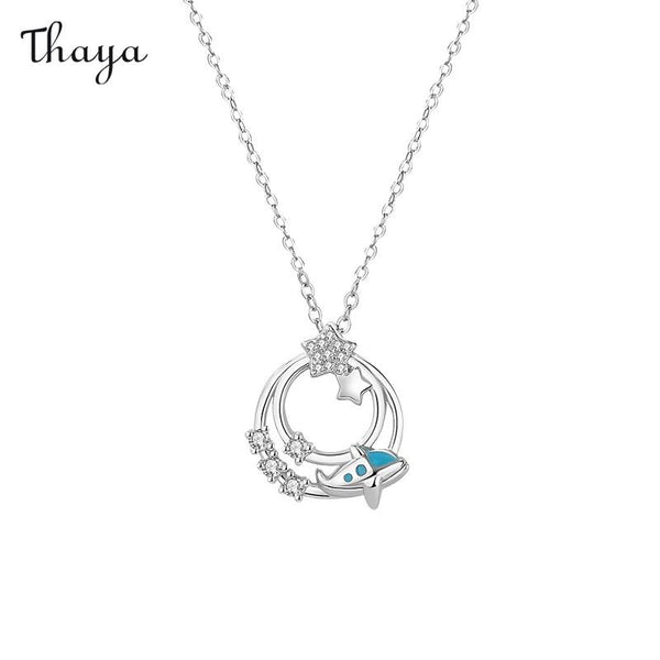 Thaya 925 Silver Travel with You Necklace