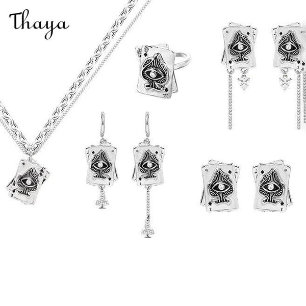 Thaya Spade Magic Eye Spielkarten-Schmuckset