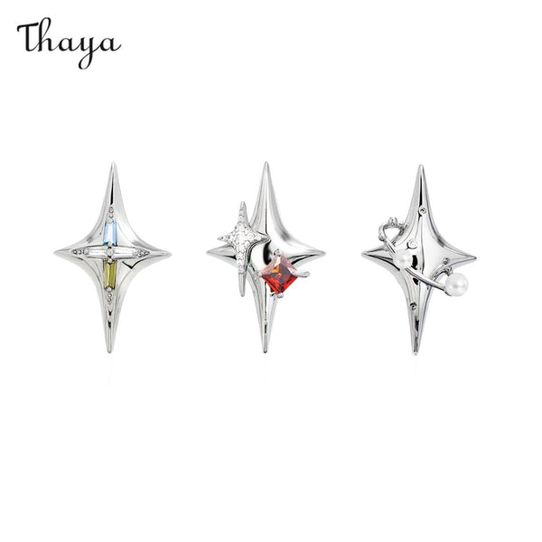 Boucles d'oreilles Thaya Starlite Pearl Zircon