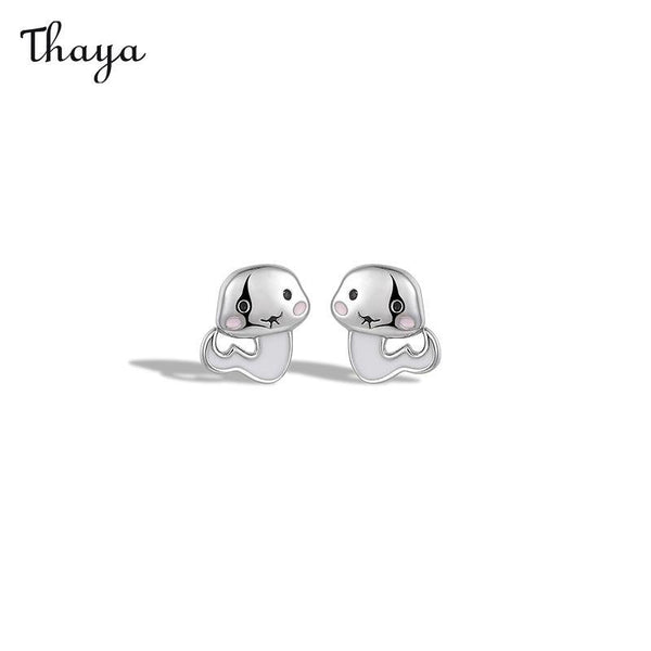 Thaya 999 Silver Enchanted Serpent Elf Earrings