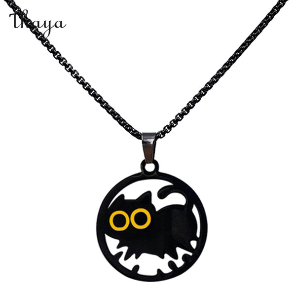 Thaya Night Prowler Cat Necklace