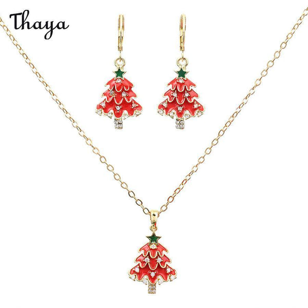 Thaya Christmas Tree Jewelry Set