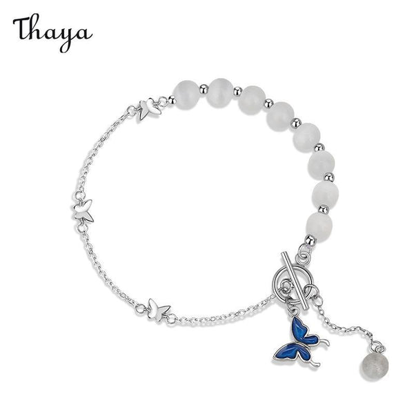 Thaya 925 Silver Elegant Butterfly Dance Gracefully Bracelet