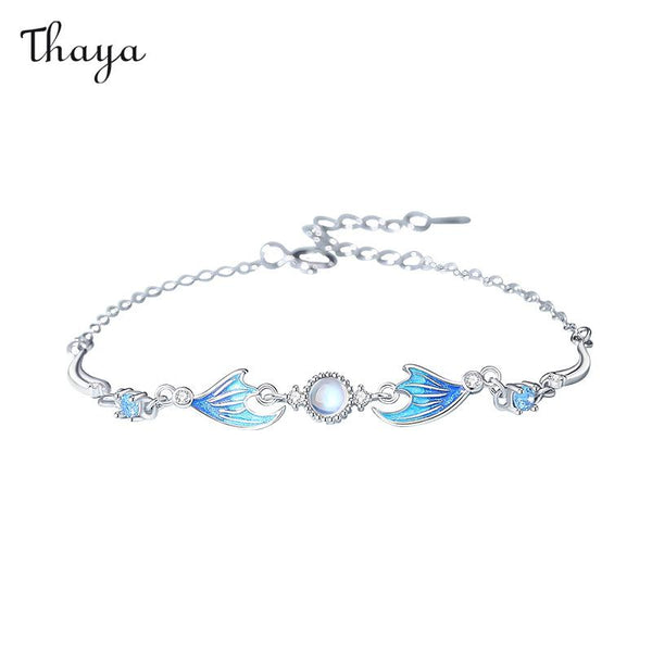 Thaya 925 Silver Moonlight Mermaid Princess Bracelet