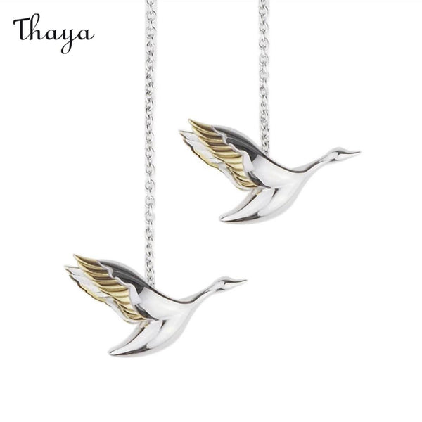 Boucles d'oreilles oiseaux vintage Thaya