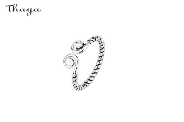 Thaya 925 Silver Unique Chinese Style Sun Wukong Open Finger Ring