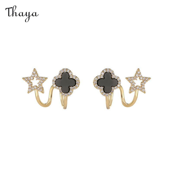 Boucles d'oreilles quadruples Thaya Lucky Blossoming