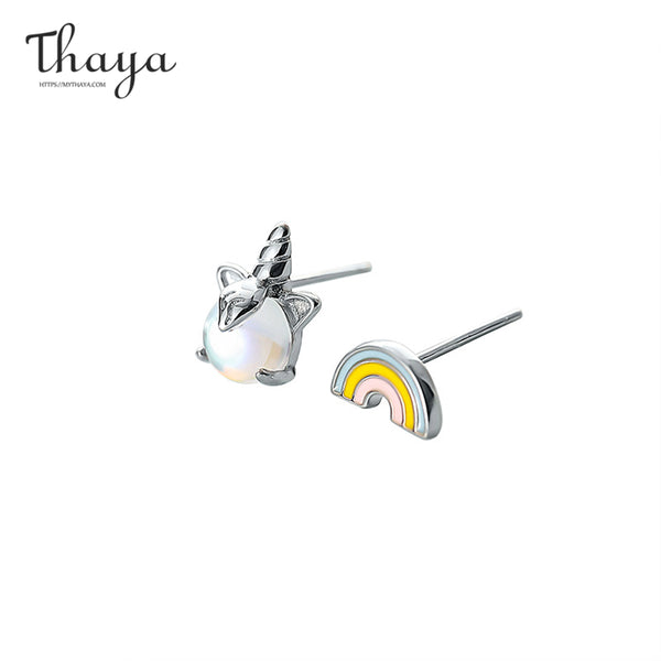 Thaya Unicorn Stud Earrings