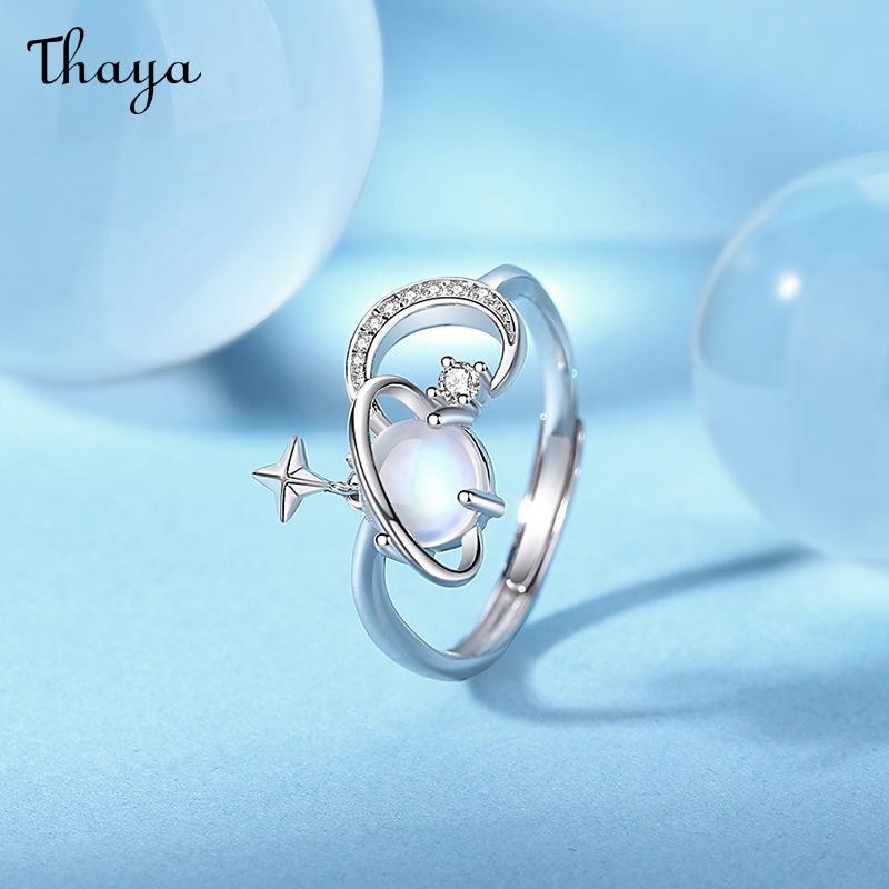 Thaya 925 Ring halten Silber den Sterne Die Girlfriends Mond