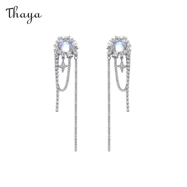 Ensemble de perles de pierre de lune Thaya Starlight