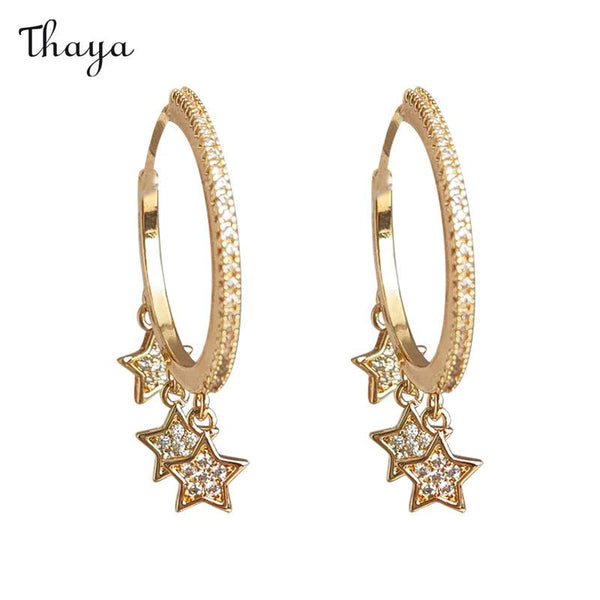 Boucles d'oreilles Thaya en zircone micropavée