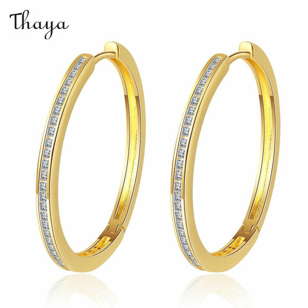 Thaya Minimalist Circle Ear Cuff