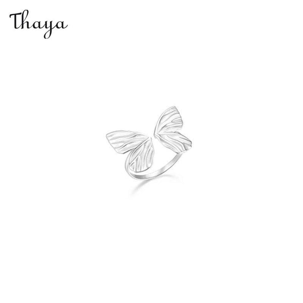 Thaya 925 Silber Schmetterling verstellbarer Ring